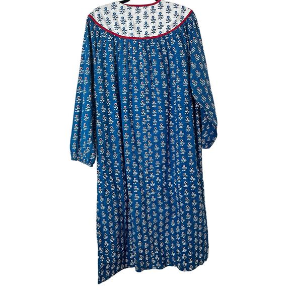 Printfresh Blue and White Midi Dress - Picture 5 of 8